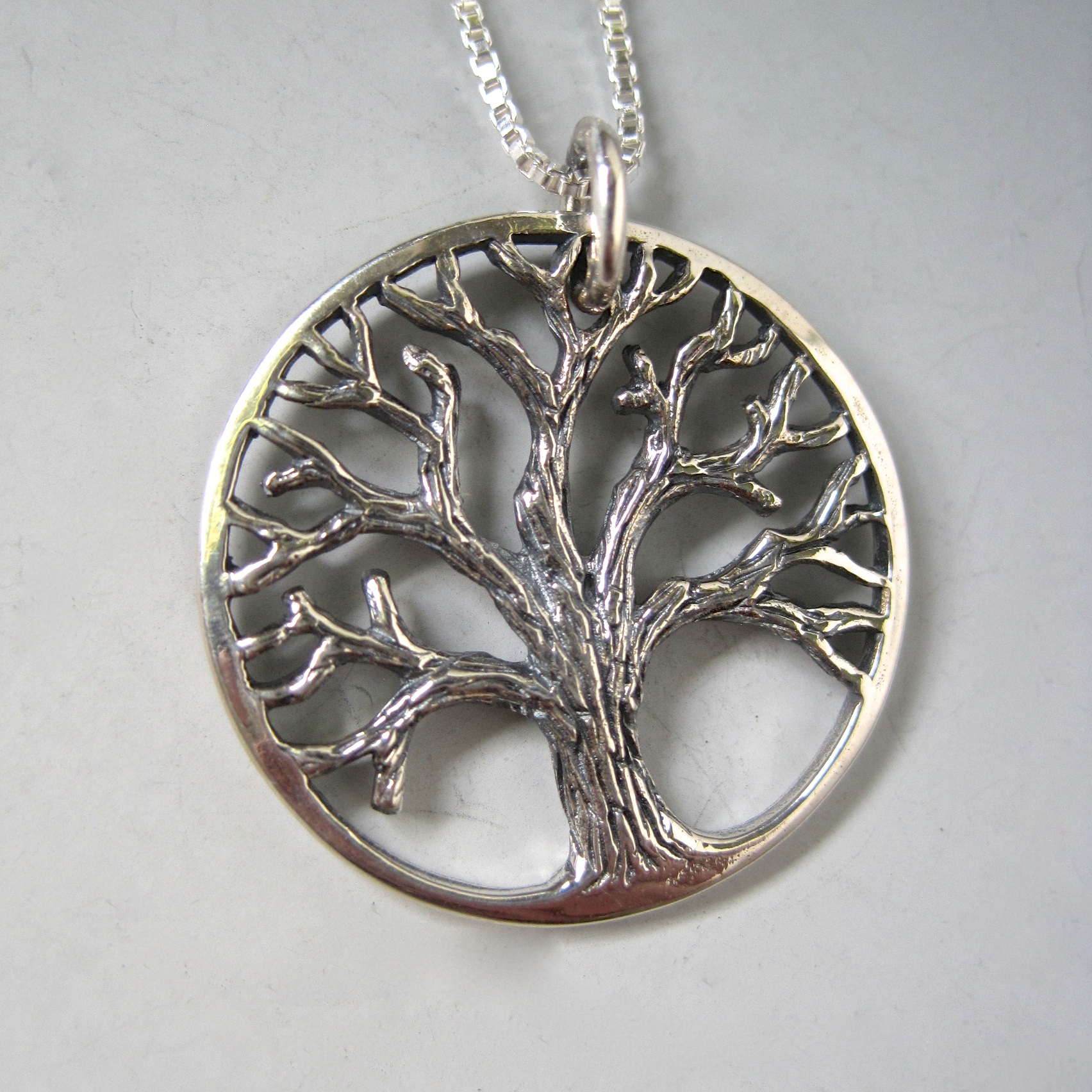 Small Sterling Silver Tree of Life Pendant KJTL-2 « Kidney Jewelry ...