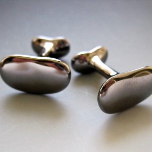 black-kidney-bean-cufflinks