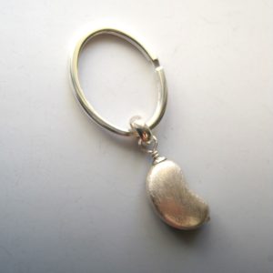 large-sterling-kidney-key-ring