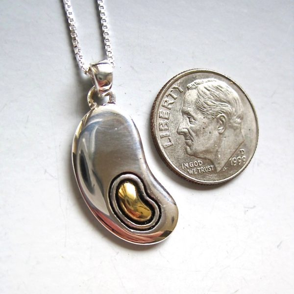 silver-gold-kidney-pendant